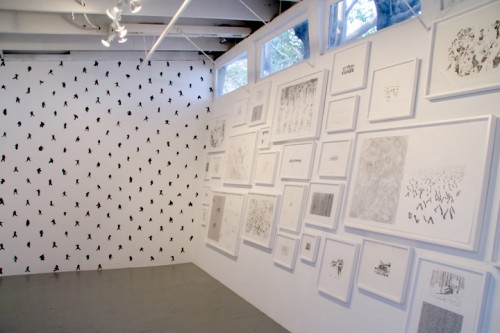 Wallpaper of Champions, installation view, 2007